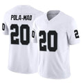 LV.Raiders #20 Isaiah Pola-Mao Player White Limited Vapor F.U.S.E. Home Game STECN Stitched Jerseys