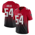 A.Falcons #54 Brandon Dorlus Player Red Vapor Untouchable Limited Home Game STECN Stitched Jerseys