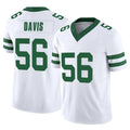 NY.Jets #56 Demario Davis Player White Legacy Limited Vapor F.U.S.E. Home Game STECN Stitched Jerseys