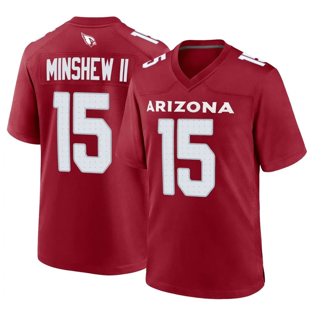 A.Cardinals #15 Gardner Minshew II Player Cardinal Limited Home Game STECN Stitched Jerseys