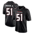 H.Texans #51 Will Anderson Jr. Player Carbon Black Fashion Home Game STECN Stitched Jerseys