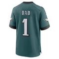 STECN P.Eagles #1 Dad Midnight Green Team Game Jersey