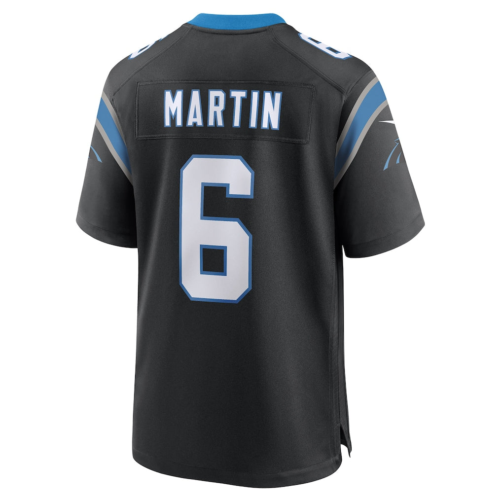 STECN C.Panthers #6 Sam Martin Black Team Game Jersey