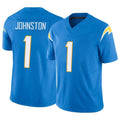 LA.Chargers #1 Quentin Johnston Player Blue Limited Vapor F.U.S.E. Home Game STECN Stitched Jerseys