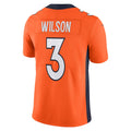 STECN D.Broncos #3 Russell Wilson Orange Team Vapor Limited Jersey