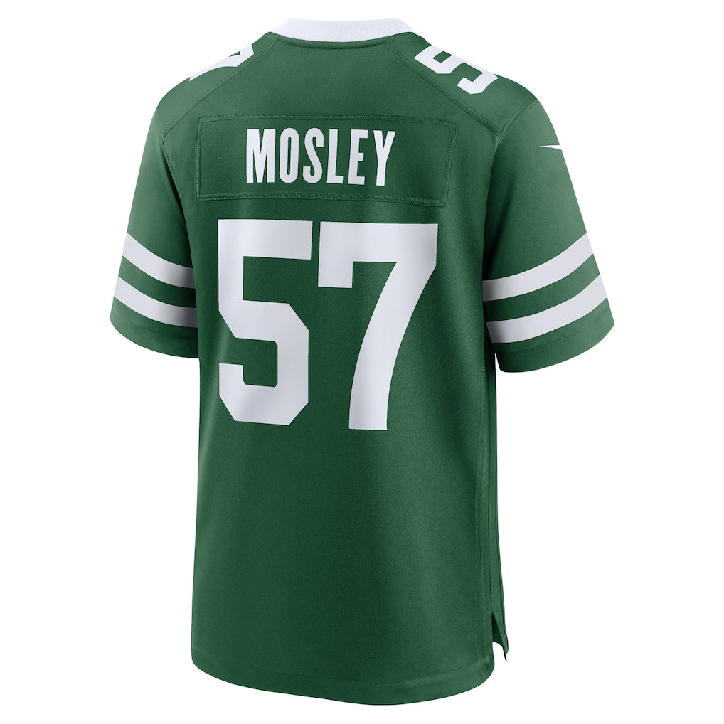 STECN NY.Jets #57 C.J. Mosley Legacy Green Team Game Jersey
