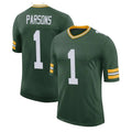 GB.Packers #1 Micah Parsons Player Green Limited Classic Home Game STECN Stitched Jerseys