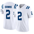 IN.Colts #2 Josh Downs Player White Limited Vapor F.U.S.E. Home Game STECN Stitched Jerseys