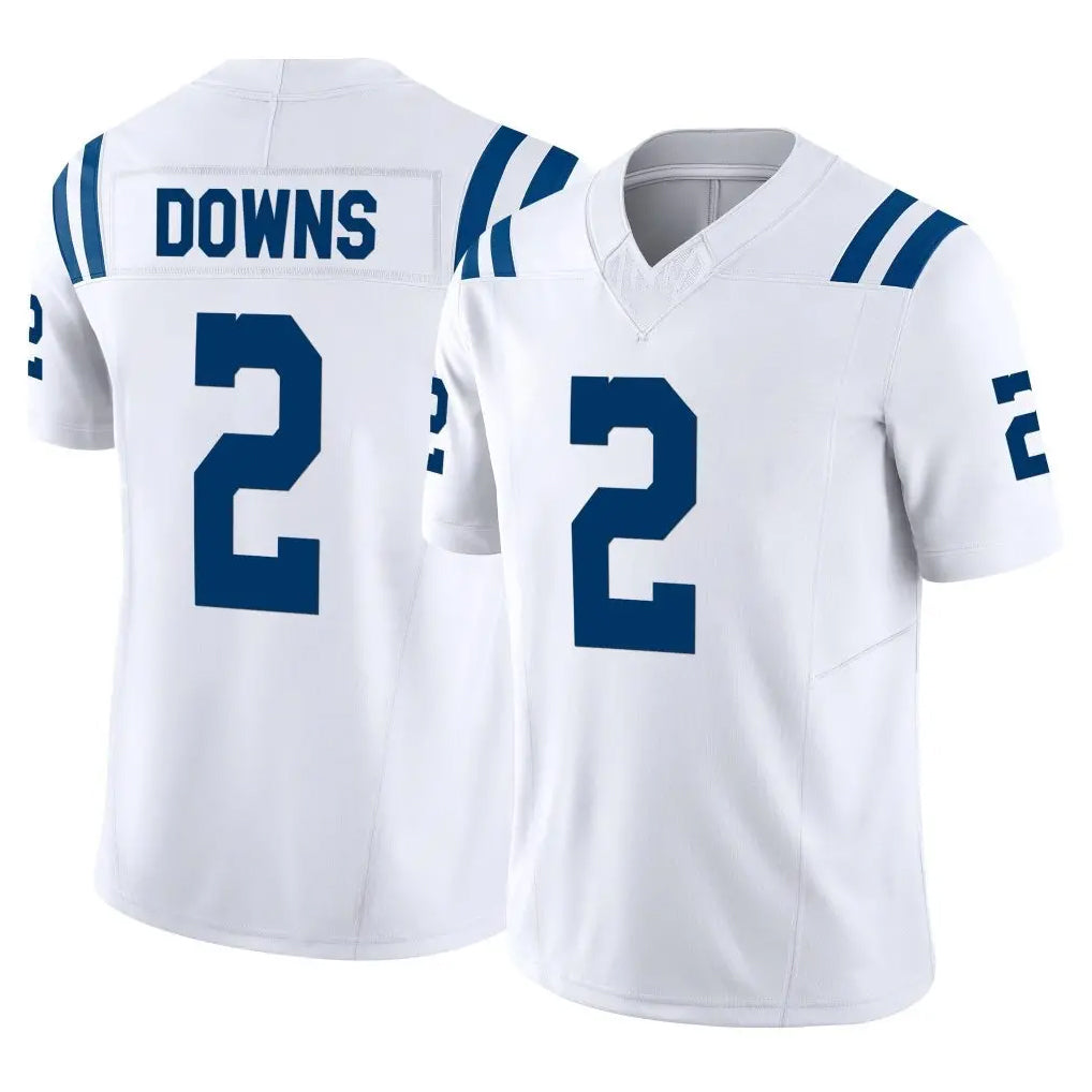 IN.Colts #2 Josh Downs Player White Limited Vapor F.U.S.E. Home Game STECN Stitched Jerseys