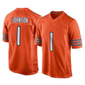 C.Bears #1 Jaylon Johnson Player Orange Home Game STECN Stitched Jerseys