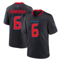 H.Texans #6 Reed Blankenship Player Navy 2nd Alternate Home Game STECN Stitched Jerseys