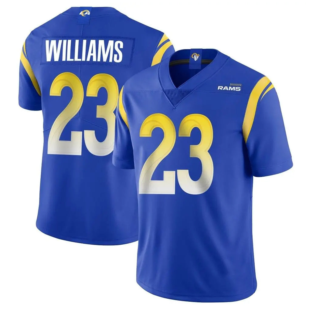 LA.Rams #23 Kyren Williams Player Royal Limited Vapor Untouchable Home Game STECN Stitched Jerseys