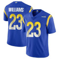 LA.Rams #23 Kyren Williams Player Royal Limited Vapor Untouchable Home Game STECN Stitched Jerseys