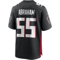STECN A.Falcons #55 John Abraham Black Game Retired Player Jersey