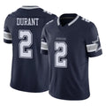 D.Cowboys #2 Cobie Durant Player Navy Limited Vapor F.U.S.E. Home Game STECN Stitched Jerseys