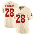 A.Cardinals #28 Andrew Wingard Player Cream Rivalries Collection Vapor Limited Home Game STECN Stitched Jerseys