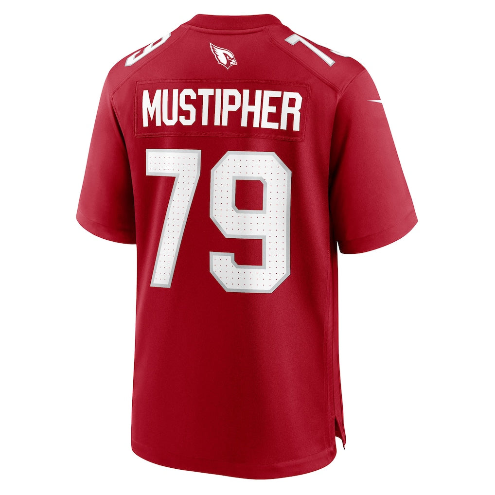 STECN A.Cardinals #79 PJ Mustipher Cardinal Team Game Jersey