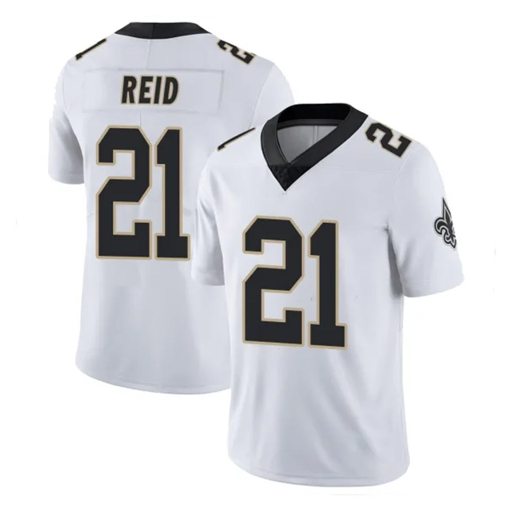 NO.Saints #21 Justin Reid Player White Limited Vapor Untouchable Home Game STECN Stitched Jerseys