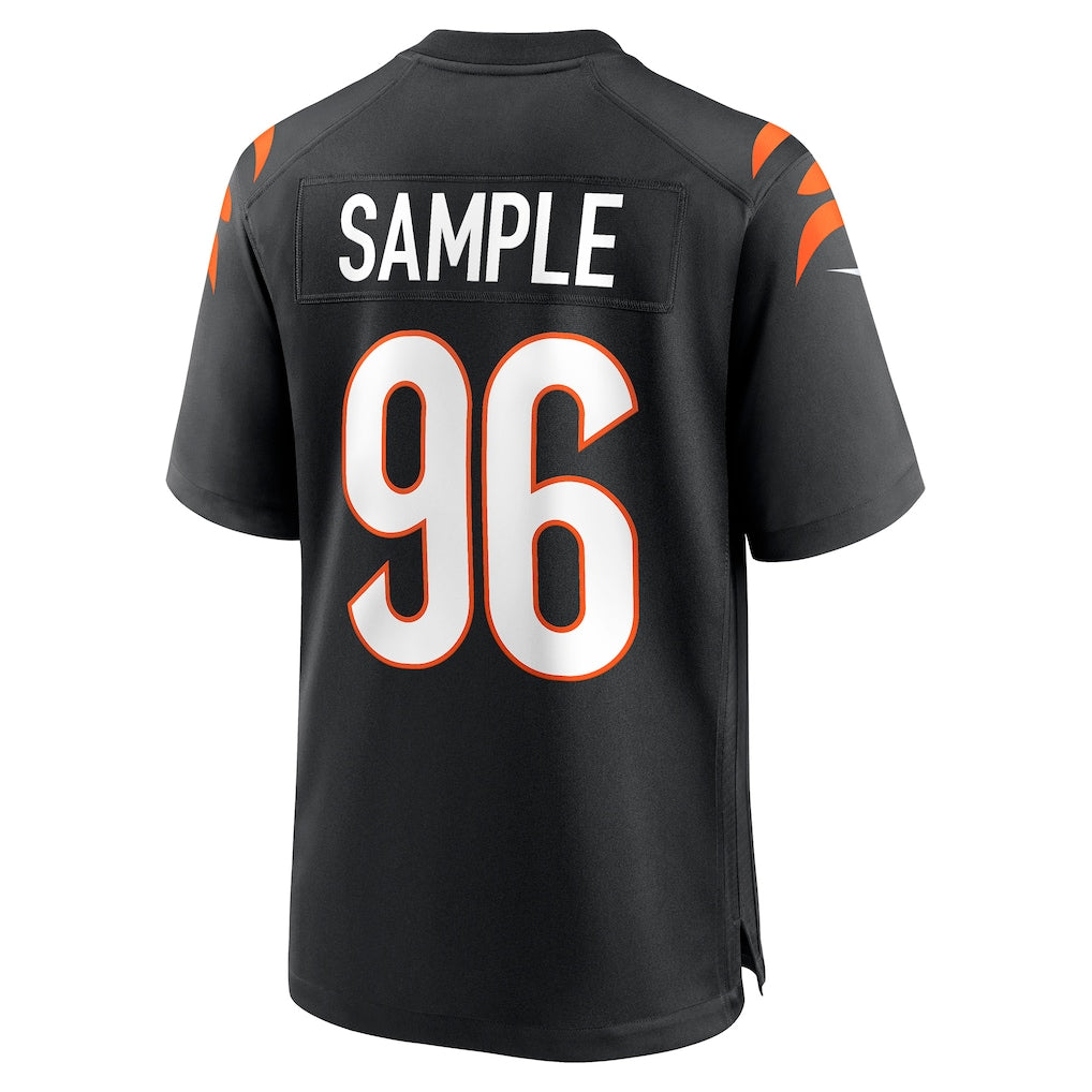 STECN C.Bengals #96 Cam Sample Black Game Jersey