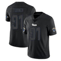 LA.Rams #91 Kobie Turner Player Black Impact Limited Home Game STECN Stitched Jerseys