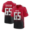 A.Falcons #65 Matthew Bergeron Player Red Home Game STECN Stitched Jerseys