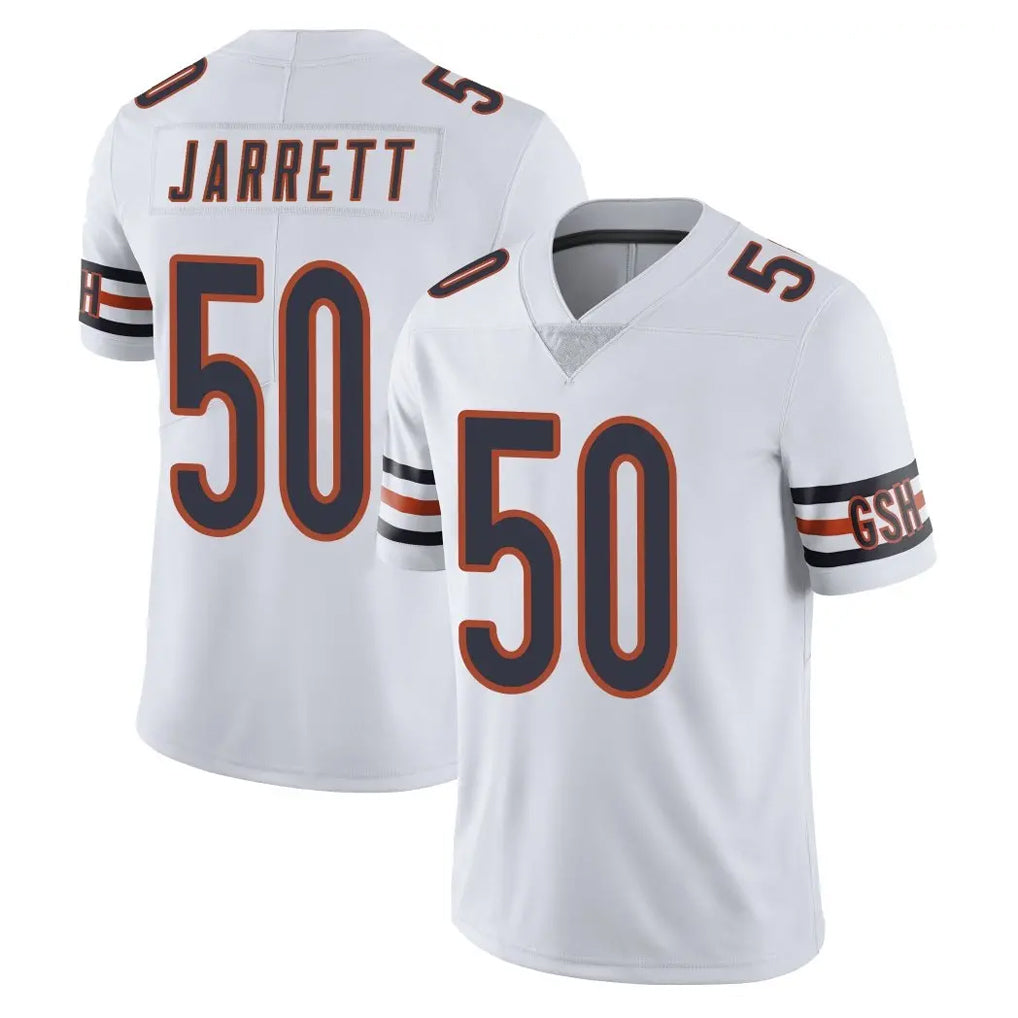 C.Bears #50 Grady Jarrett Player White Vapor Untouchable Limited Home Game STECN Stitched Jerseys
