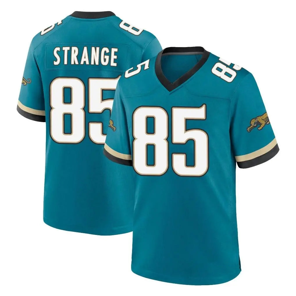 J.Jaguars #85 Brenton Strange Player Teal Prowler Throwback Limited Home Game STECN Stitched Jerseys
