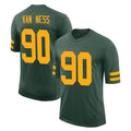 GB.Packers #90 Lukas Van Ness Player Green Alternate Vapor Home Game STECN Stitched Jerseys