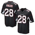 A.Cardinals #28 Andrew Wingard Player Black Home Game STECN Stitched Jerseys