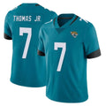 J.Jaguars #7 Brian Thomas Jr. Player Teal Vapor Untouchable Limited Home Game STECN Stitched Jerseys