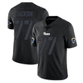 LA.Rams #77 Alaric Jackson Player Black Impact Limited Home Game STECN Stitched Jerseys