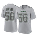 NY.Jets #56 Demario Davis Player Gray Limited Atmosphere Fashion Home Game STECN Stitched Jerseys
