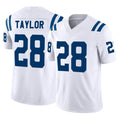 IN.Colts #28 Jonathan Taylor Player White Limited Vapor F.U.S.E. Home Game STECN Stitched Jerseys