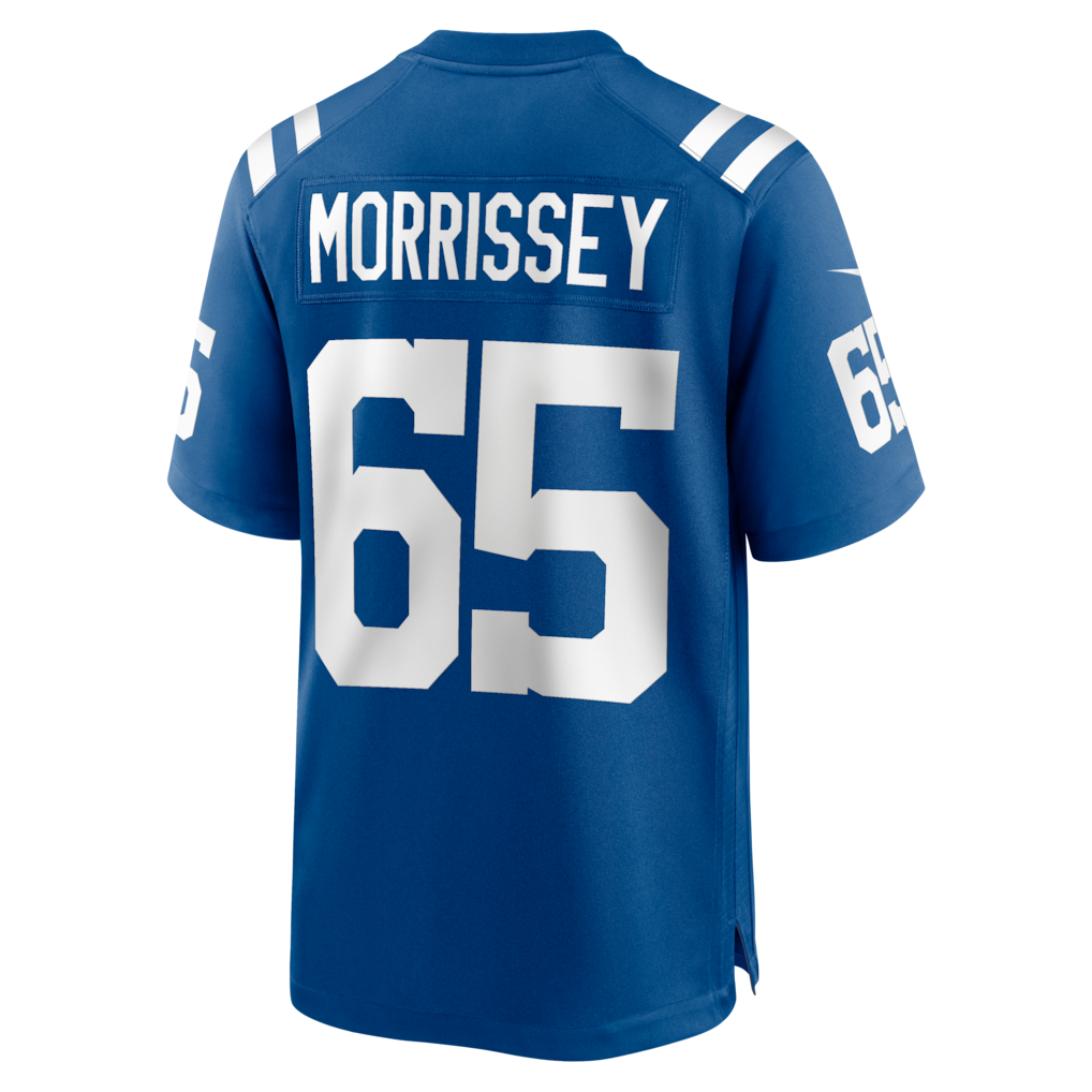 STECN IN.Colts #65 Jimmy Morrissey Royal Team Game Jersey