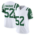 NY.Jets #52 Kingsley Enagbare Player White Limited Classic Vapor F.U.S.E. Home Game STECN Stitched Jerseys