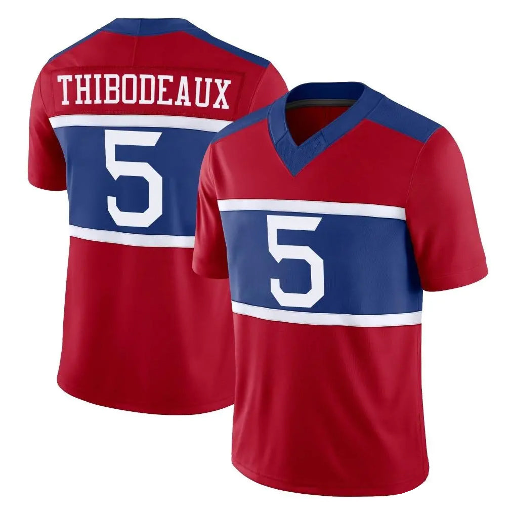 NY.Giants #5 Kayvon Thibodeaux Player Red Century Vapor F.U.S.E. Home Game STECN Stitched Jerseys