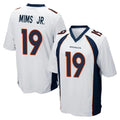 D.Broncos #19 Marvin Mims Jr. Player White Game STECN Stitched Jerseys