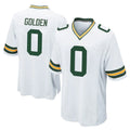 GB.Packers #0 Matthew Golden Player White Home Game STECN Stitched Jerseys