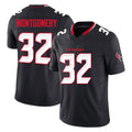 H.Texans #32 David Montgomery Player Navy Limited Alternate Vapor F.U.S.E. Home Game STECN Stitched Jerseys