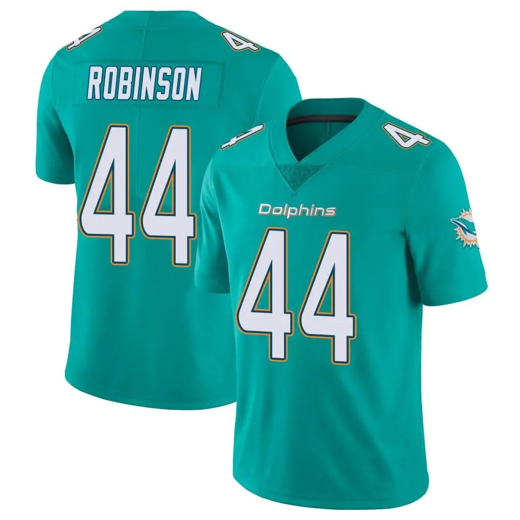 M.Dolphins #44 Chop Robinson Player Aqua Limited Vapor Untouchable Home Game STECN Stitched Jerseys