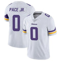 M.Vikings #0 Ivan Pace Jr. Player White Limited Vapor Untouchable Home Game STECN Stitched Jerseys