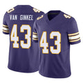 M.Vikings #43 Andrew Van Ginkel Player Purple Limited Classic Vapor F.U.S.E. Home Game STECN Stitched Jerseys