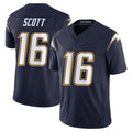 LA.Chargers #16 J.K. Scott Player Navy Vapor F.U.S.E. Limited Home Game STECN Stitched Jerseys