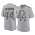 NY.Jets #44 Jamien Sherwood Player Gray Limited Atmosphere Fashion Home Game STECN Stitched Jerseys