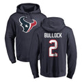 H.Texans #2 Calen Bullock Player Navy Pro Line Pullover Hoodie Limited Game STECN Stitched Jerseys