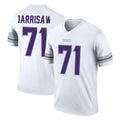 M.Vikings #71 Christian Darrisaw Player White Alternate Legend Home Game STECN Stitched Jerseys