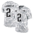 NE.Patriots #2 Harold Landry III Player Arctic Camo Salute To Service Limited Game STECN Stitched Jerseys