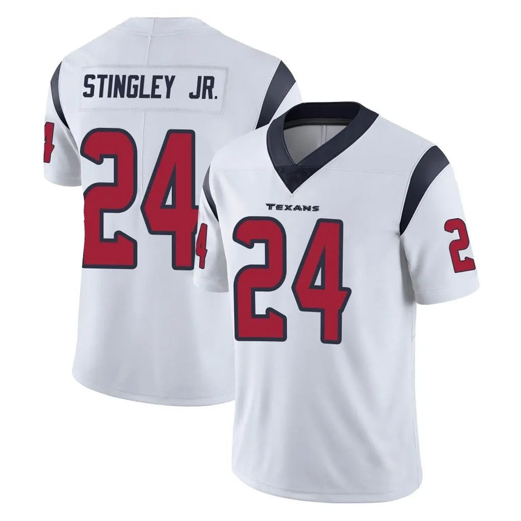 H.Texans #24 Derek Stingley Jr. Player White Limited Vapor Untouchable Home Game STECN Stitched Jerseys
