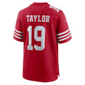 STECN SF.49ers #19 Trent Taylor Scarlet Team Game Jersey