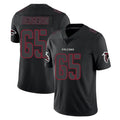 A.Falcons #65 Matthew Bergeron Player Black Impact Limited Game STECN Stitched Jerseys